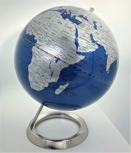 Exerz 30cm world globe - world,