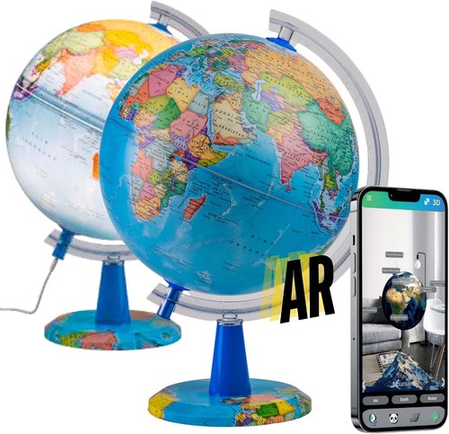 Exerz 20cm illuminated globe - exerz,