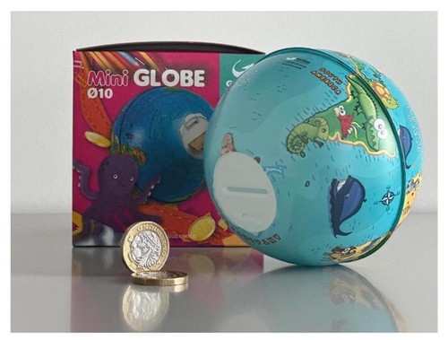 Exerz 10cm mini globe - mini, with