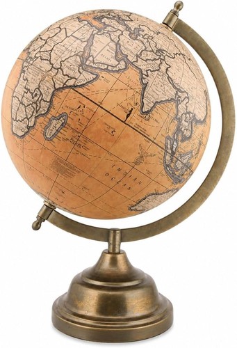 Exerz 13cm mini antique globe - 13cm,
