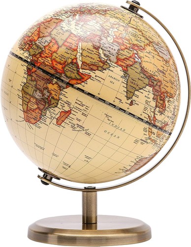 Exerz 14cm world globe - globe, mini