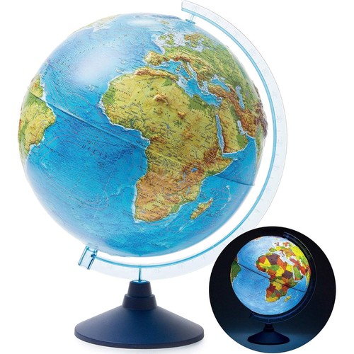 Educational globe 25cm relief - globe,
