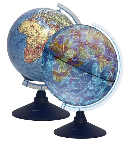 Exerz 21cm illuminated globe - 21cm,