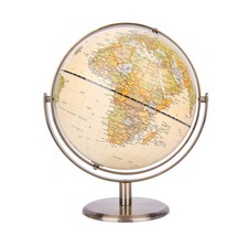 Exerz 20cm Antique Globe Metal