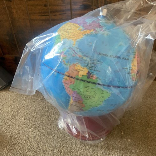Exerz illuminated world globe - illuminated,